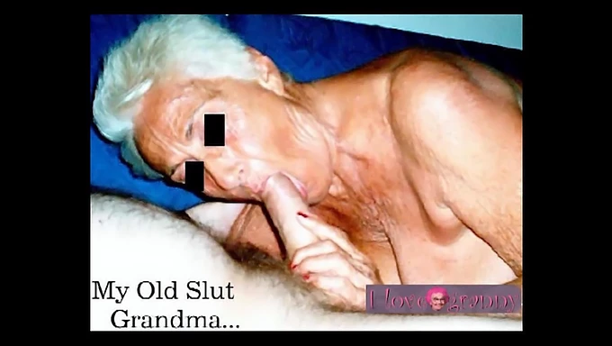 Amateur grandma's solo masturbation and fetish