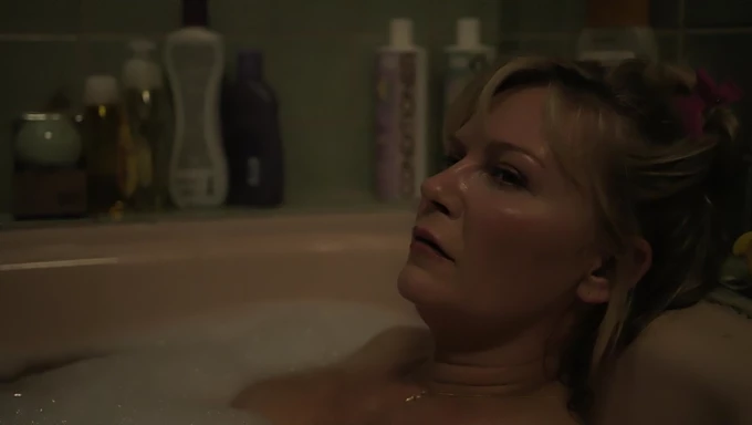 Gola Kirsten Dunst - ameriška igralka z velikimi joški